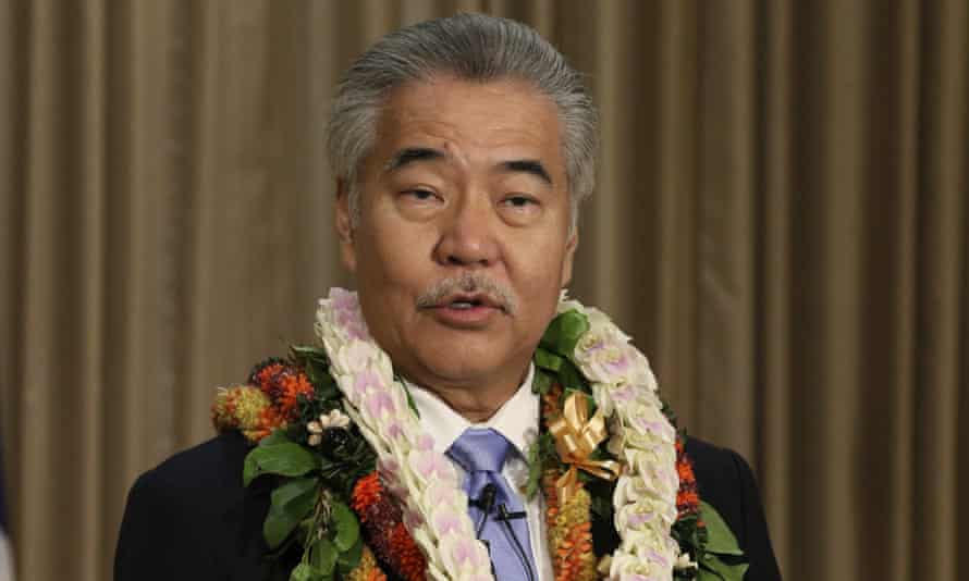Hawaii’s governor, David Ige, at the state capitol in January.