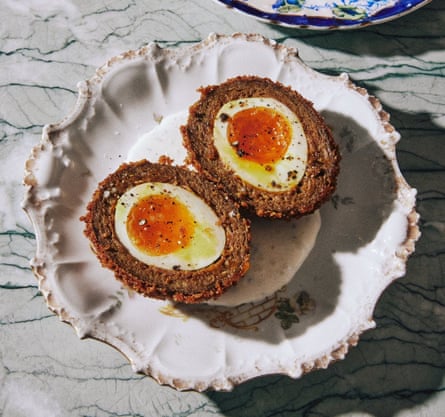 ‘The curried lamb scotch egg was a particular hit.’
