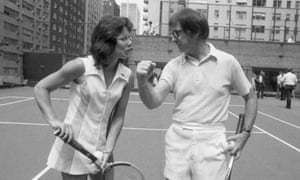 Bobby Riggs, 55, poses with Billy Jean King, 29, ahead of their 1973 showdown in Houston, which King won in straight sets.