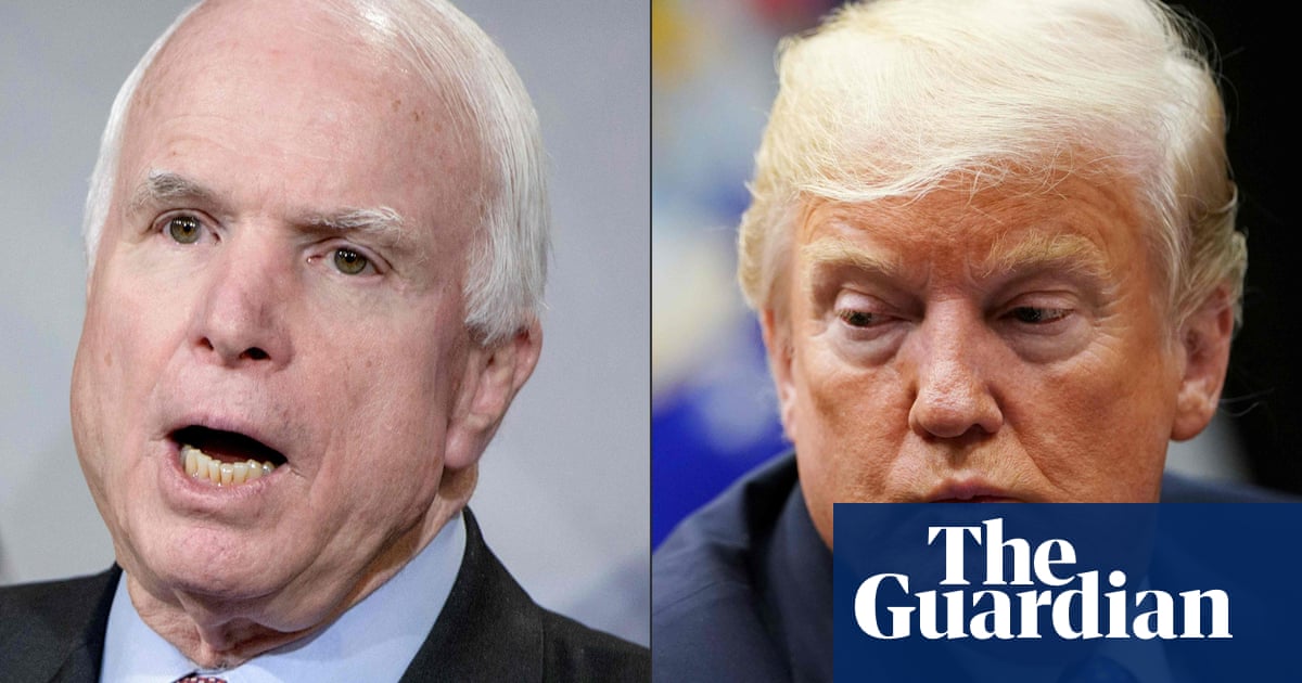 John McCains Sohn sagt, er werde die Demokraten wählen, während er Trumps ...