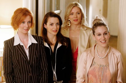 Cynthia Nixon, Kristin Davis, Kim Cattrall and Sarah Jessica Parker in Sex and the City.