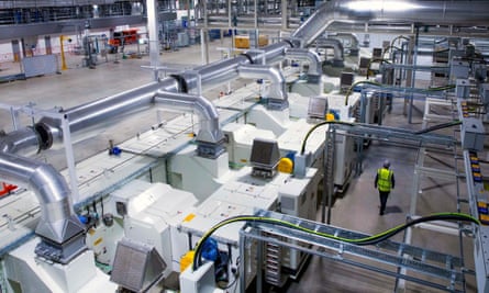 Inside The Battery Industrialization Centre As U.K. Aims to Create Two Million Green JobsThe electrode production facility at the U.K. Battery Industrialization Centre in Coventry, U.K. on Monday, Nov. 9, 2020. The Centre is a 130 million pound government backed project that helps to scale up new battery technologies and teach people the skills needed to work in the industry. Photographer: Jason Alden/Bloomberg