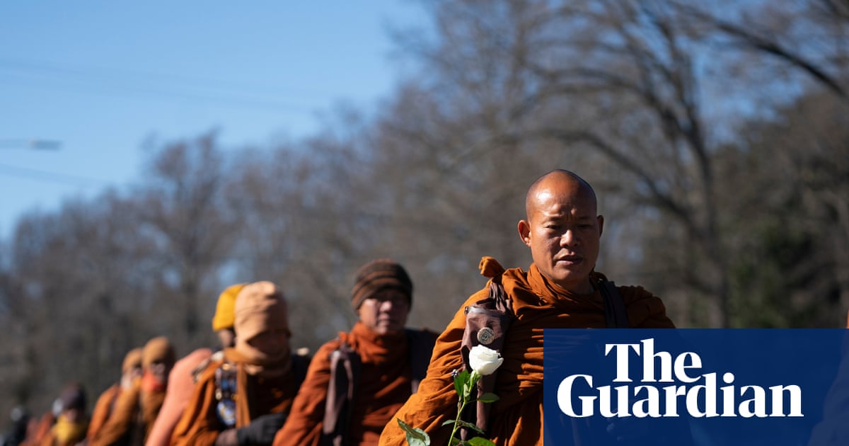 I drove hours to see the monks walking for peace. Five minutes with them was the gift of a lifetime