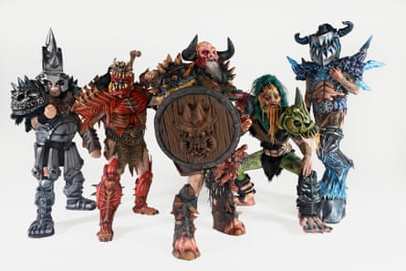 Gwar in 2025, with Mike Derks AKA Balsac the Jaws of Death, right.