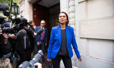 Gina Miller after the supreme court ruled that Boris Johnson’s suspension of parliament unlawful.