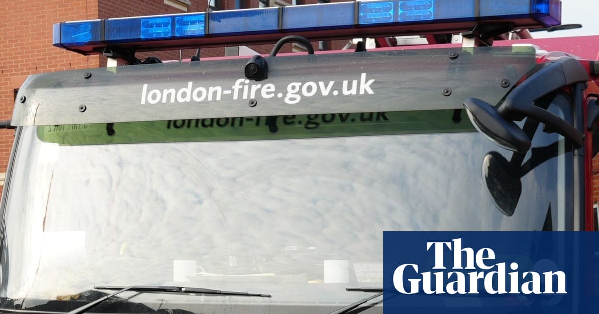 More than 100 firefighters tackle railway embankment blaze in east London