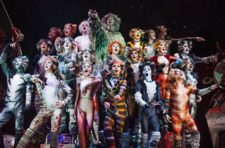 Cats by Andrew Lloyd Webber at the London Palladium in 2014.