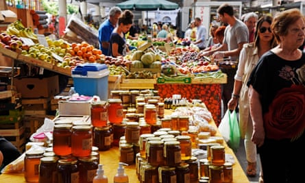 A market in La Spezia.