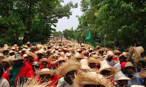 A rally of the Papaye Peasant Movement (MPP).