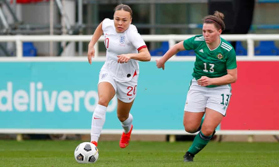 Ebony Salmon was the one black player in England’s squad to face Northern Ireland.