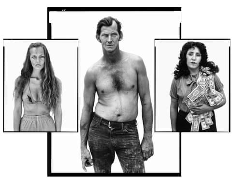 Face off … Charlene, Billy and Petra pose for Richard Avedon