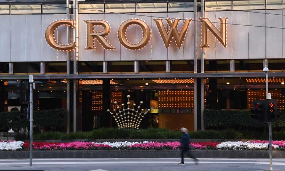 The board of Crown Resorts, which operates Melbourne’s Crown Casino (pictured), says it is ready to accept a takeover bid from Blackstone. 