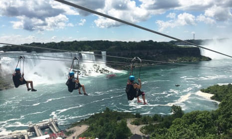 Mistrider zipline at Niagara Falls