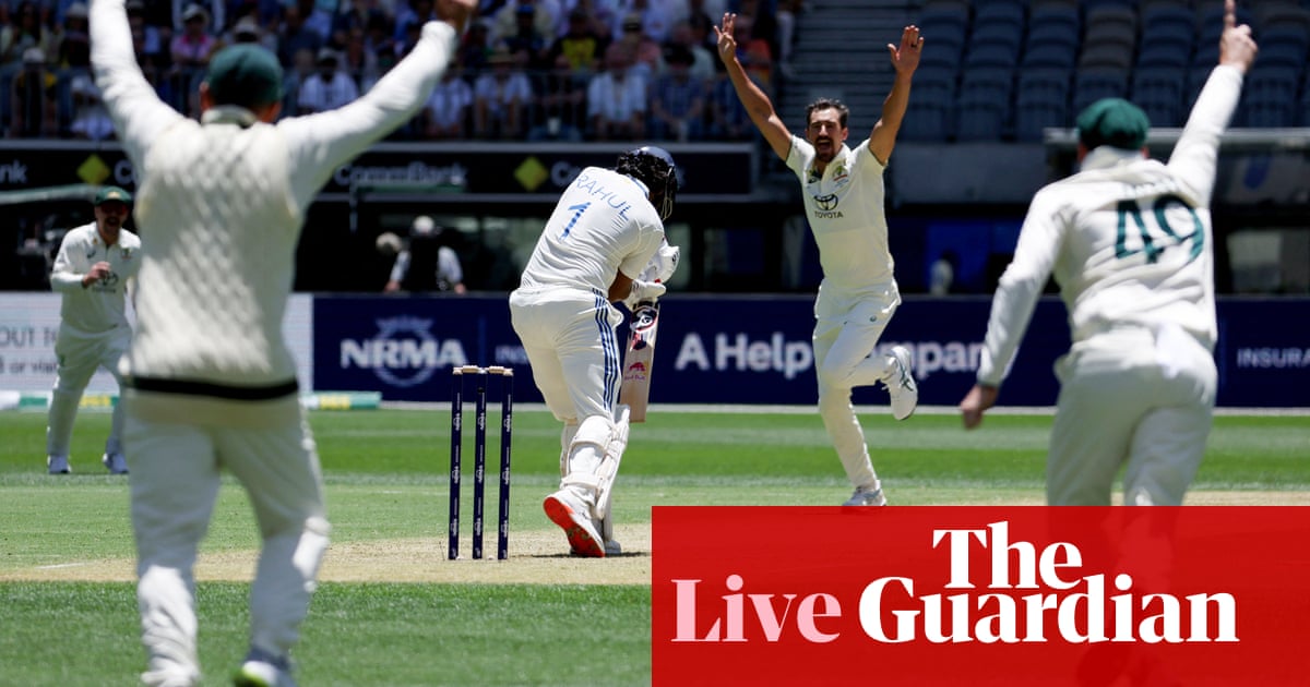 Australia v India: first men’s Test, day one – live