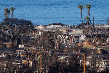 Destroyed homes and businesses