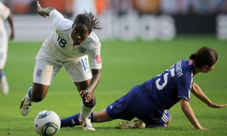 Anita Asante, left, will re-sign for Chelsea in January.