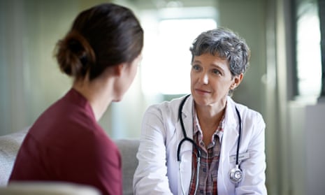 Doctor in discussion with patient