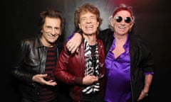 BESTPIX: The Rolling Stones Surprise Set in Celebration of "Hackney Diamonds"<br>NEW YORK, NEW YORK - OCTOBER 19: (Exclusive Coverage) Ronnie Wood, Mick Jagger and Keith Richards backstage before The Rolling Stones surprise set in celebration of their new album “Hackney Diamonds” at Racket NYC on October 19, 2023 in New York City. (Photo by Kevin Mazur/Getty Images for RS)