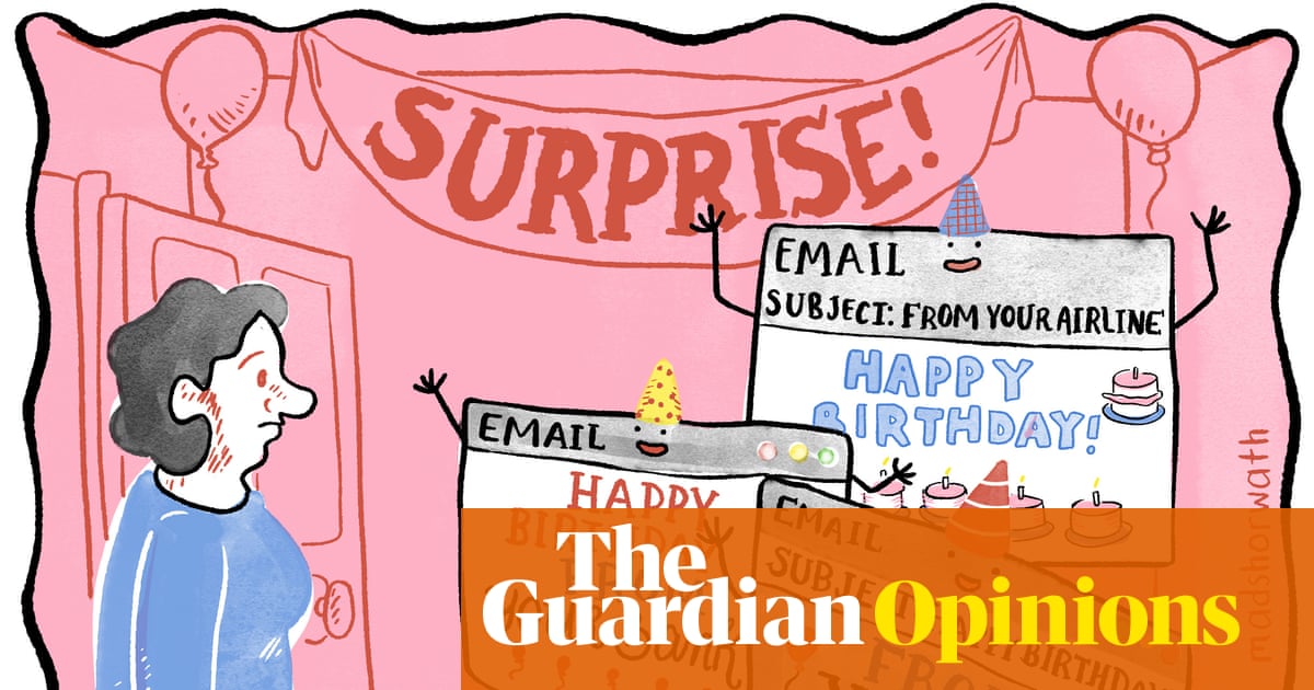 Madeline Horwath cartoon looks at the birthday greetings nobody wants