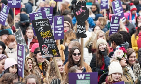 ‘The talent of too many women is wasted’: Women’s March, London, January 2019