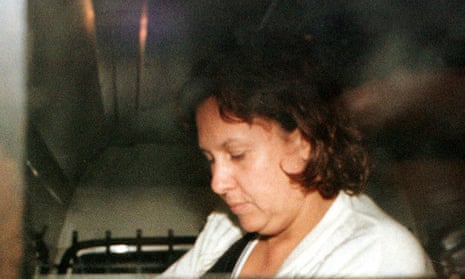 Victoria Henao, the widow of Colombian drug lord Pablo Escobar, is seen after a previous arrest in Buenos Aires in 1999.