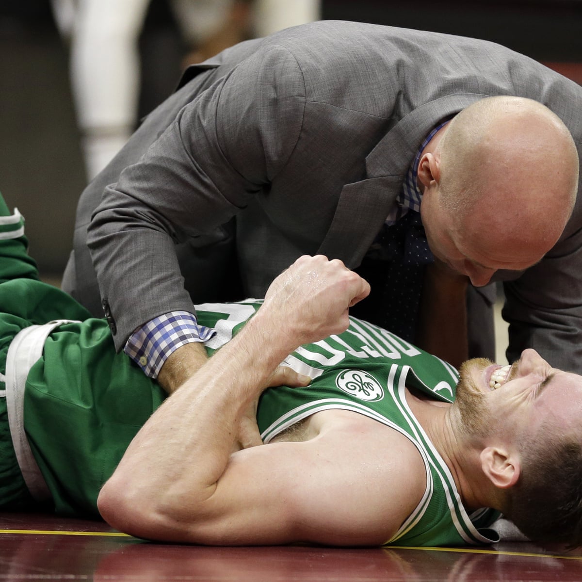 Celtics Hayward Describes Horror Injury My Foot Was In The Wrong Direction Boston Celtics The Guardian