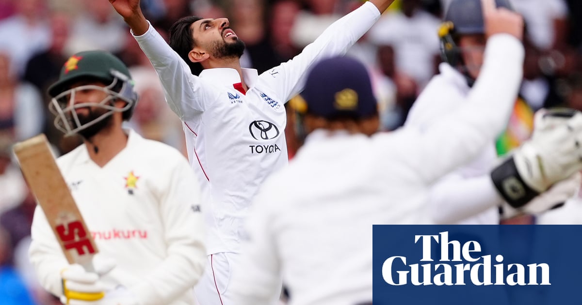 Shoaib Bashir grabs six Zimbabwe wickets as England win Test in three days