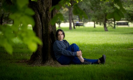 Rosie Tilli sitting under a tree