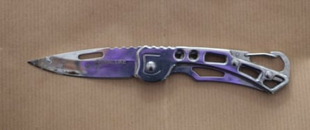 A knife