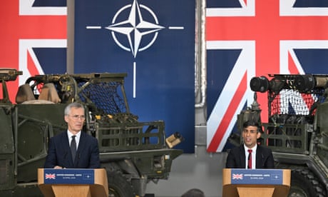 Rishi Sunak holds press conference with Nato secretary general – UK politics latest