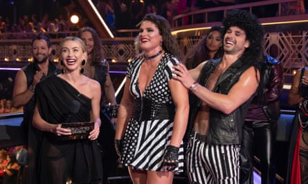 Ilona Maher (centre) on Dancing with the Stars