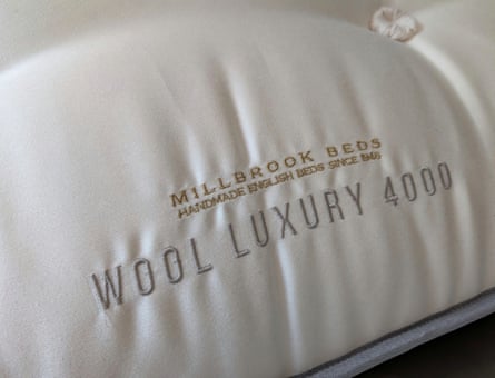 ‘Millbrook Beds, handmade English beds since 1946, Wool Luxury 4000’