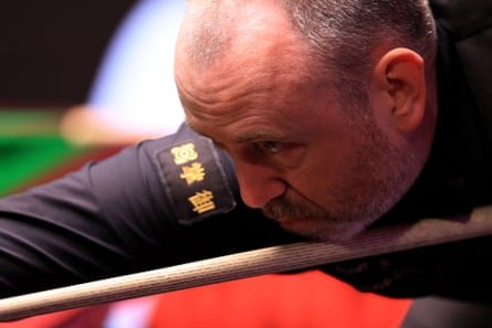 Mark Williams in action at the Crucible