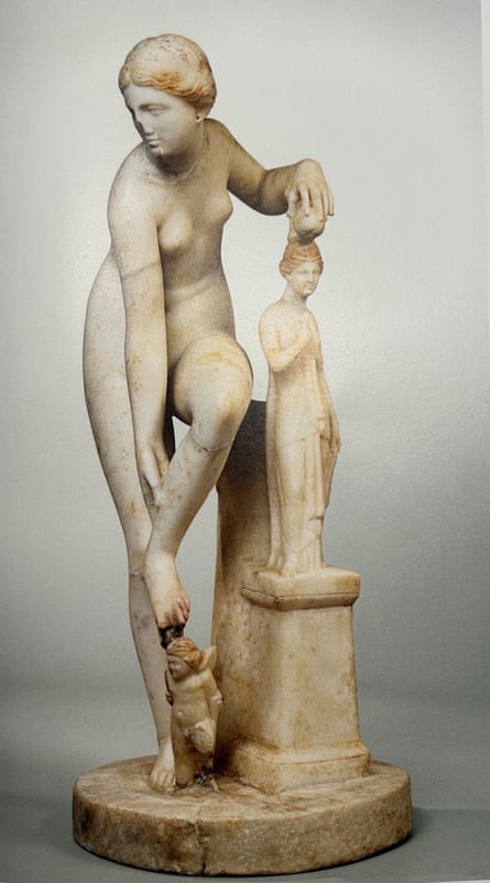 A marble statuette of Venus from the first century CE