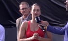 Marta Kostyuk dedicates first title to people 'fighting and dying' in Ukraine - video