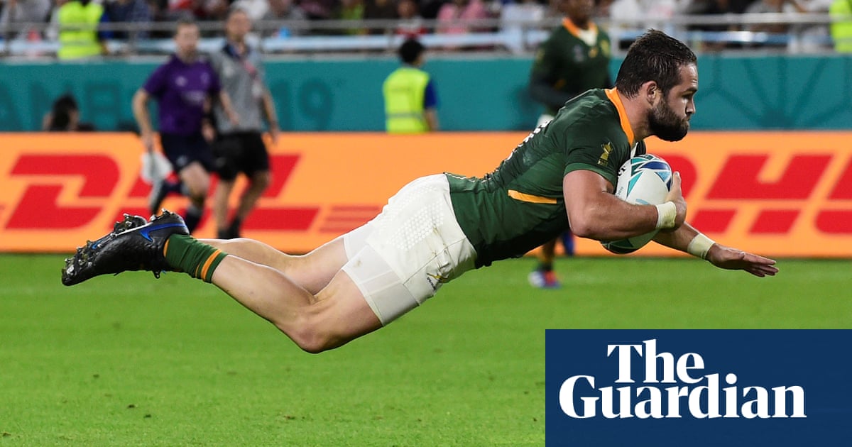 South Africa demolish 14-man Canada to enter Rugby World Cup last eight