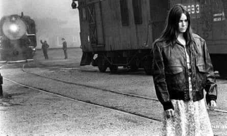 On the right track … Barbara Hershey in Boxcar Bertha.