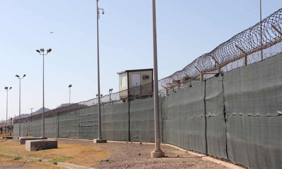 The US detention camp in Guantánamo Bay, Cuba