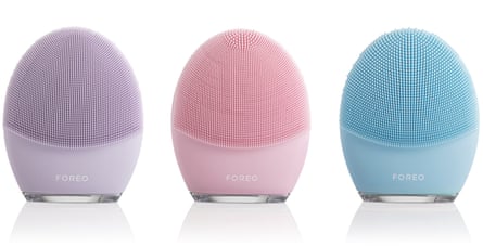 Turning circles: Foreo’s rubbery cleansers not only clean your skin but have a massaging function, too