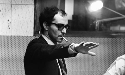 Jean-Luc Godard on the set of Sympathy for the Devil, starring the Rolling Stones, 1968