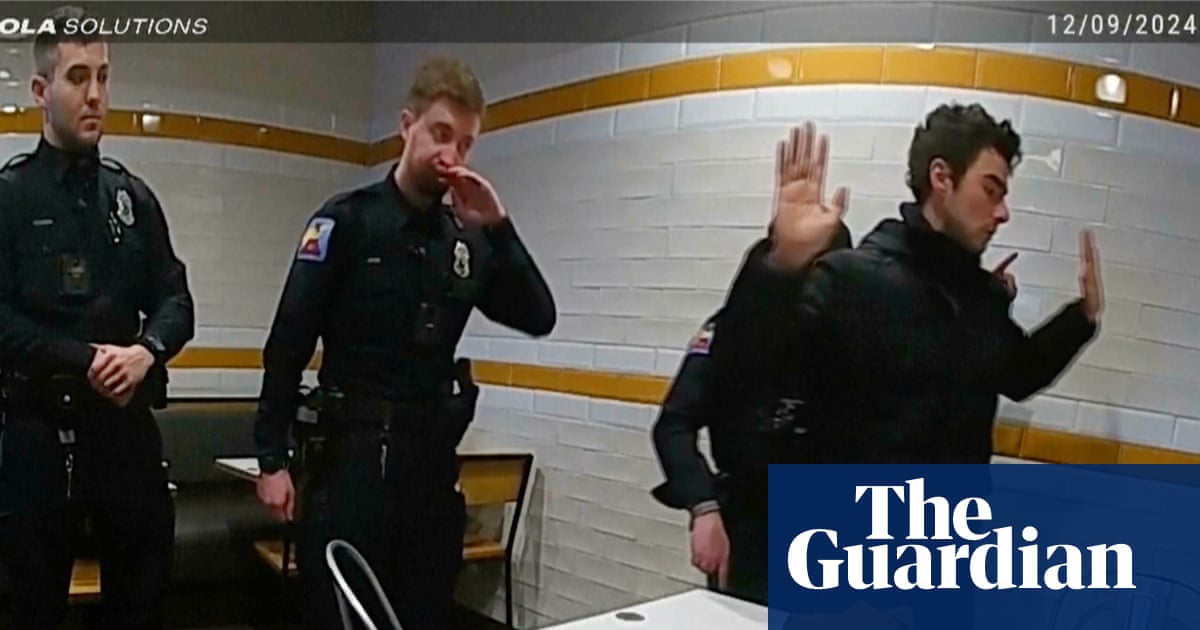 ‘That’s 100% him’: new video shows moment police arrested Luigi Mangione