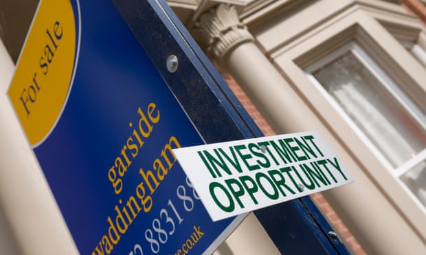 An estate agent s sign in Preston, Lancashire, signals a property as an investment opportunity