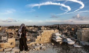 Kobane, Syria, March 2015. A member of the Women’s Protection Unit defends the city.