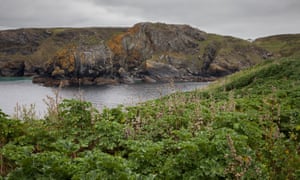 Mullion island, off the Cornish coast, is uninhabited and requires a permit to visit.