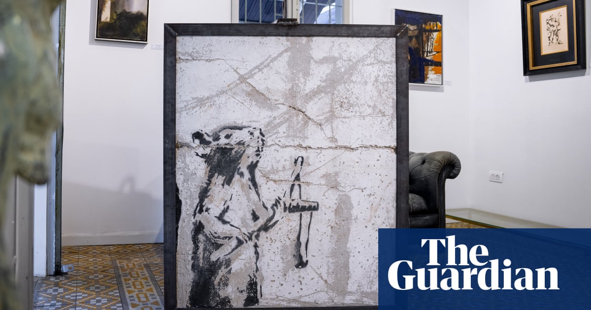 Lost Banksy piece sprayed in Palestine reappears in Tel Aviv gallery