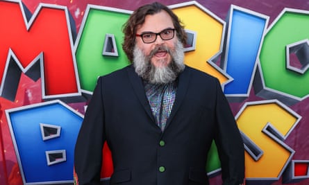 Jack Black, who voices Bowser in the new movie.