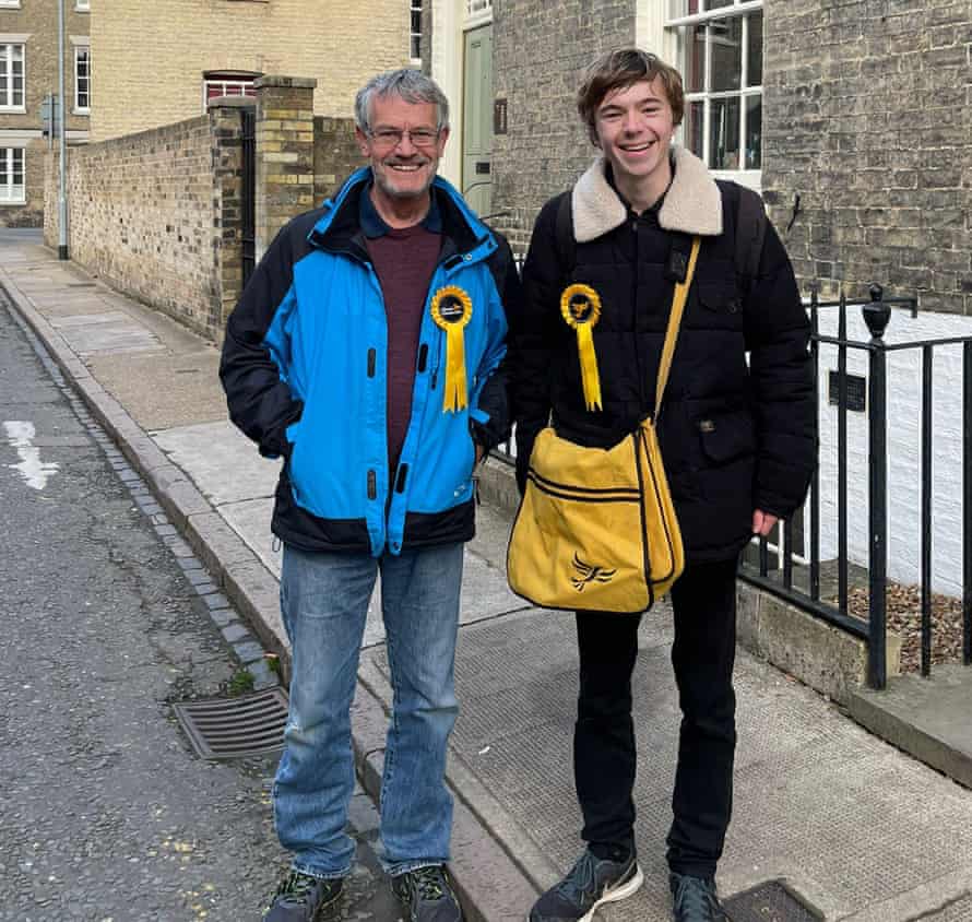 Bob Illingworth and Cosmo Lupton stand together on a pavement