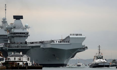 HMS Queen Elizabeth aircraft carrier