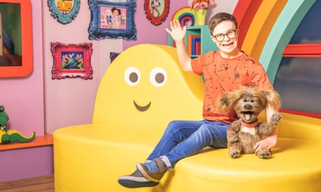 George Webster became the first BBC children’s presenter with Down’s syndrome on Monday morning