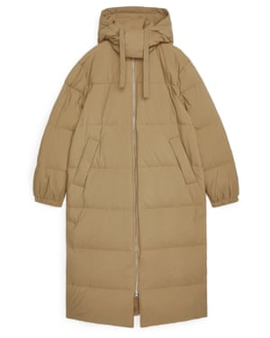 Beige puffer coat, £225, Arket.